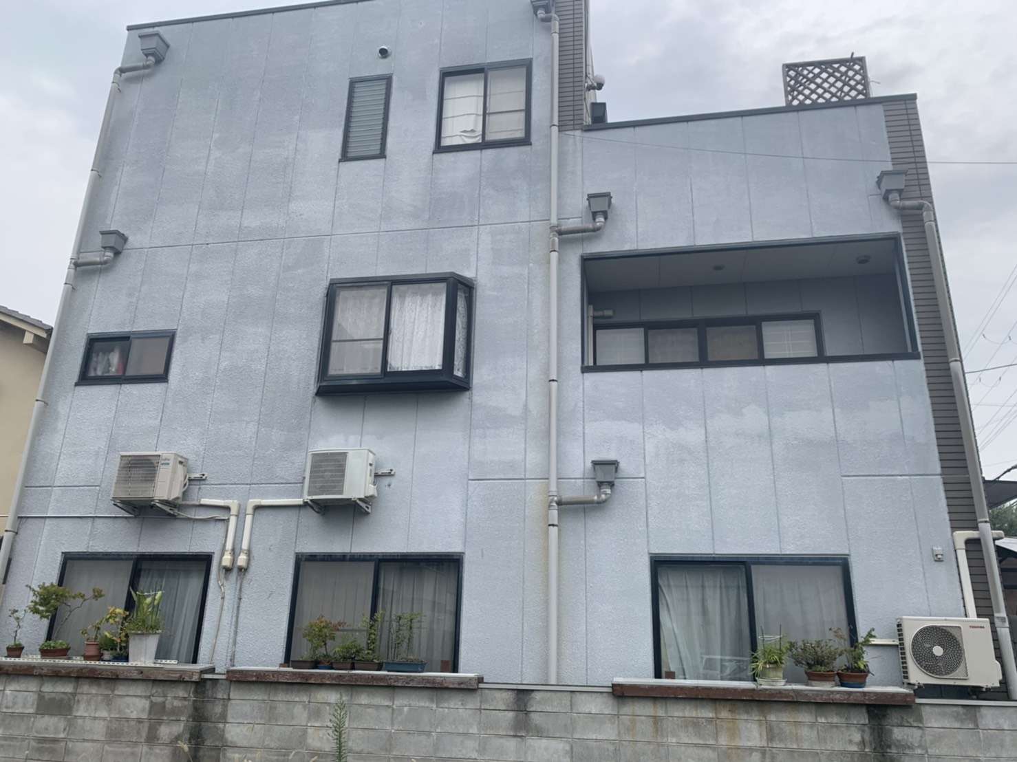 京都市西京区の戸建住宅を外壁塗装をさせて頂きました